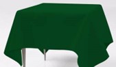 Super Bowl LVII green tablecloth
