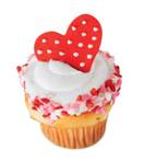 Valentine's Day cupcake